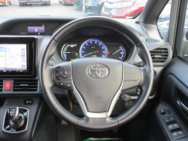 ヴォクシー ハイブリッドV ナビTVブルートゥース接続Bカメラ 両側パワースライドドア LEDヘッドライト フォグ クルーズコントロール シートヒーター ETC 15アルミ 記録簿付き(15枚目)