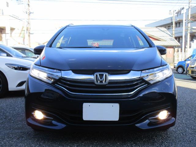 シャトル ハイブリッドZ ナビTVビデオBluetooth音楽Bカメラ ヒーター付きハーフレザーシート LEDライト フォグ ETC 衝突軽減B 誤発進抑制 クルーズコントロール ドライブレコーダー カーテンエアバック(8枚目)