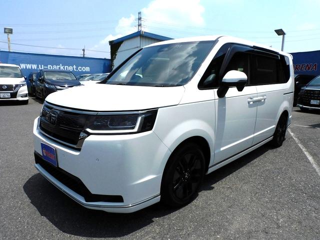 ステップワゴン ｅ：ＨＥＶスパーダ　１１インチフルセグナビ・全周囲カメラ・ＢＴオーディオ・両側自動ドア・ハーフレザーシート・シートヒーター・ＬＥＤライト・フォグＬＥＤ・コーナーセンサー・ステアシフト・レーダークルーズ・ＥＴＣ・ＢＳＭ（22枚目）