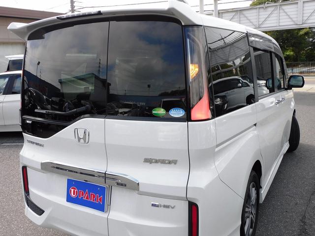 ステップワゴンスパーダ ｅ：ＨＥＶスパーダ　Ｇ・ＥＸ　ホンダセンシング　後期・フルセグナビ・バックカメラ・ＢＴオーディオ・両側自動ドア・ＬＥＤライト・フォグＬＥＤ・ホンダセンシング・ＥＴＣ・ＡＣＣ／アイドリングストップ・ハーフレザーシート・シートヒーター・フロアマット（51枚目）