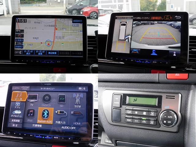 ハイエースバン スーパーGL ダークプライムII 11インチフルセグナビ・全周囲カメラ・BTオーディオ・両側自動ドア・LEDライト・フォグLED/デジタルミラー・モデリスタエアロ・16AW・トヨタセーフティセンス・ETC・ハーフレザーシート(9枚目)