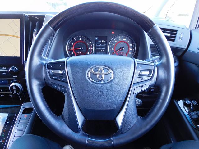 アルファード 2.5S Cパッケージ 後期・JBL・10インチフルセグナビ・後席モニター・全周囲カメラ・BTオーディオ・両側自動ドア・3眼LEDライト・フォグLED・トヨタセーフティセンス・BSM・ETC・フロアマット・ドアバイザー(11枚目)