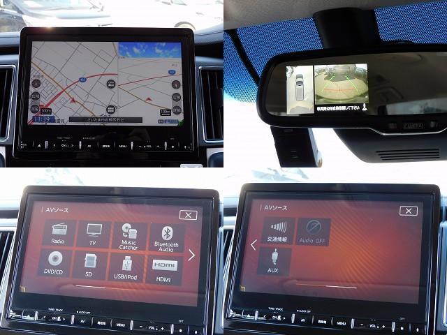 デリカD:5 P 後期・10インチフルセグナビ・全周囲カメラ・BTオーディオ・両側自動ドア・LEDライト・フォグLED・ACC・BSM・ETC・シートヒーター・アイドリングストップ・ドアバイザー・フロアマット(9枚目)