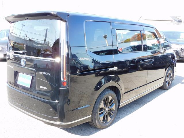 ステップワゴン ｅ：ＨＥＶスパーダ　８インチフルセグナビ・バックカメラ・ＢＴオーディオ・両側自動ドア・ＬＥＤライト・フォグＬＥＤ・１６ＡＷ・ホンダセンシング・ＡＣＣ・ＢＳＭ・ＥＴＣ・ハーフレザーシート・シートヒーター・フロアマット（24枚目）