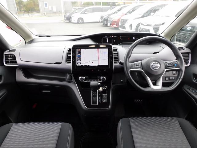 セレナ ハイウェイスターＶ　プロパイロット・後期・１０インチフルセグナビ・後席モニター・全周囲カメラ・ＢＴオーディオ・両側自動ドア・ＬＥＤライト・フォグＬＥＤ・エマージェンシーブレーキ・アイドリングストップ・ＥＴＣ・ＢＳＭ（4枚目）