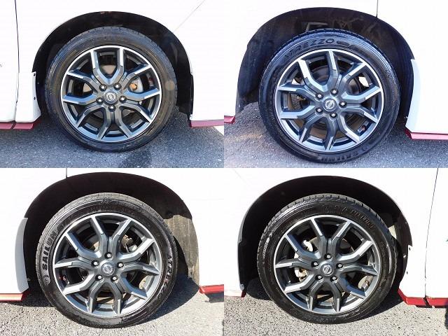 セレナ ニスモ メーカー9インチナビTV・全カメラ・CD・DVD・ブルートゥース・プロパイロット・Cセンサー・両自動ドア・ETC・LEDライト・LEDフォグ・17アルミ・USB・後席モニター・インテリキー・Pガラス(62枚目)