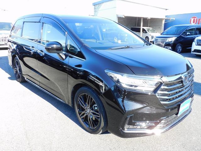 オデッセイハイブリッド ｅ：ＨＥＶアブソルート・ＥＸ　１０インチナビ地デジ・全カメラ・ＣＤ・ＤＶＤ・ブルートゥース・１８アルミ・レーダーＣ・ＬＫＡ・ＢＳＭ・両Ｐドア・Ｐゲート・ＬＥＤライト・ＵＳＢ・ＡＣ１００・Ｃソナー・パドルシフト・ＴＶキット・Ｐガラス（4枚目）