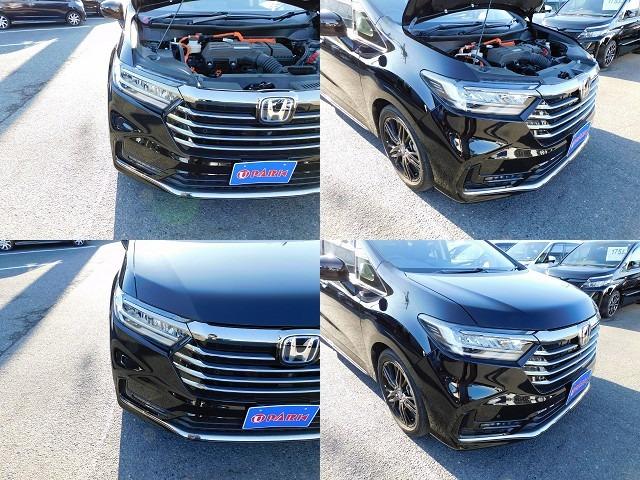 オデッセイハイブリッド ｅ：ＨＥＶアブソルート・ＥＸ　１０インチナビ地デジ・全カメラ・ＣＤ・ＤＶＤ・ブルートゥース・１８アルミ・レーダーＣ・ＬＫＡ・ＢＳＭ・両Ｐドア・Ｐゲート・ＬＥＤライト・ＵＳＢ・ＡＣ１００・Ｃソナー・パドルシフト・ＴＶキット・Ｐガラス（68枚目）