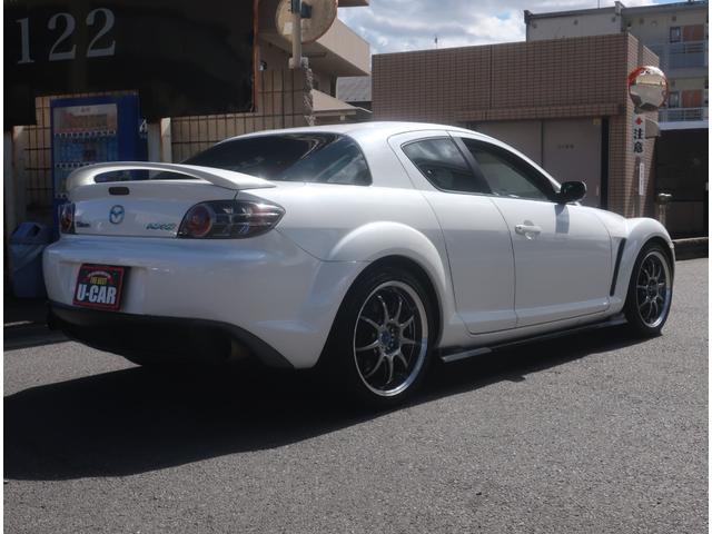 ＲＸ－８ ベースグレード　ＴＥＩＮ車高調　社外マフラー　ＷＯＲＫＥＭＯＴＩＯＮ１８インチアルミ　リア・サイドスポイラー　クイックリリース　ケンウッドナビ　地デジ　Ｂｌｕｅｔｏｏｔｈ　キーレス　ＥＴＣ　観音開き　ドラレコ（12枚目）