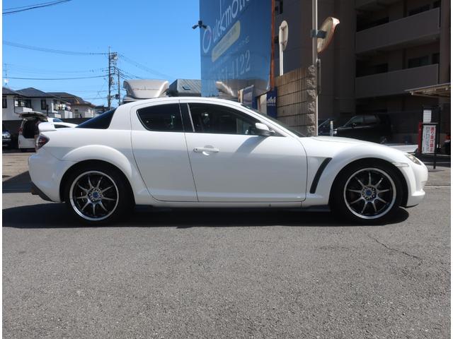 ＲＸ－８ ベースグレード　ＴＥＩＮ車高調　社外マフラー　ＷＯＲＫＥＭＯＴＩＯＮ１８インチアルミ　リア・サイドスポイラー　クイックリリース　ケンウッドナビ　地デジ　Ｂｌｕｅｔｏｏｔｈ　キーレス　ＥＴＣ　観音開き　ドラレコ（32枚目）