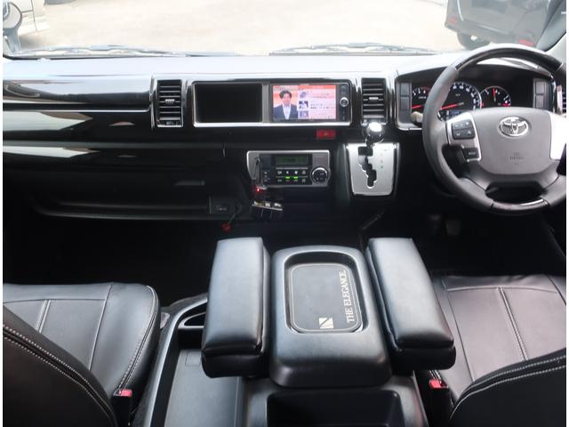ハイエースワゴン ＧＬ　車中泊　ベットキット　１オーナー　ローダウン　社外１７インチアルミホイール　ナビ　地デジ　バックカメラ　Ｂｌｕｅｔｏｏｔｈ　フリップダウンモニター　パワースライドドア　スマートキー　ＬＥＤ　記録簿（12枚目）