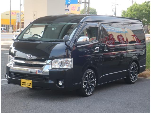 ハイエースワゴン ＧＬ　車中泊　ベットキット　１オーナー　ローダウン　社外１７インチアルミホイール　ナビ　地デジ　バックカメラ　Ｂｌｕｅｔｏｏｔｈ　フリップダウンモニター　パワースライドドア　スマートキー　ＬＥＤ　記録簿（14枚目）