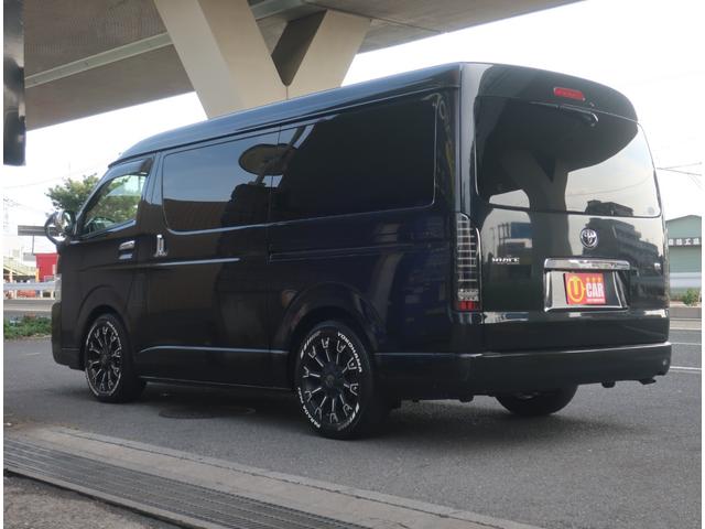 ハイエースワゴン ＧＬ　車中泊　ベットキット　１オーナー　ローダウン　社外１７インチアルミホイール　ナビ　地デジ　バックカメラ　Ｂｌｕｅｔｏｏｔｈ　フリップダウンモニター　パワースライドドア　スマートキー　ＬＥＤ　記録簿（16枚目）