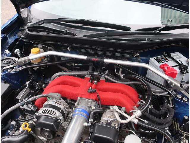 ＢＲＺ Ｓ　６速ＭＴ　後期　ＳＴｉフルエアロ　フジツボマフラー　ＰＲＯＶＡローサス　リアスポイラー　ブリッツサクションパイプ　スマートキー　ナビ　地デジ　Ｂｌｕｅｔｏｏｔｈ　ＬＥＤヘッドライト　フォグランプ（36枚目）