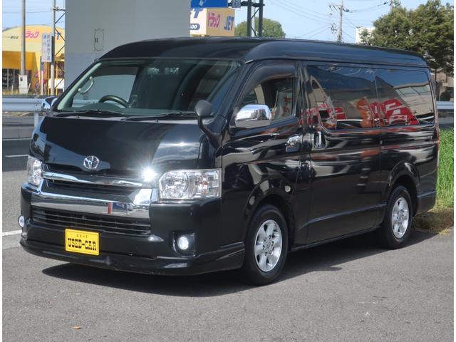 ハイエースワゴン ＧＬ　車中泊仕様　フルフラット＆可変式シート　１０人乗り　ナビ　地デジ　バックカメラ　フリップダウンモニター　ドラレコ　パワースライドドア　純正ＬＥＤヘッドライト　フォグランプ　プッシュスタート　小窓付き（17枚目）