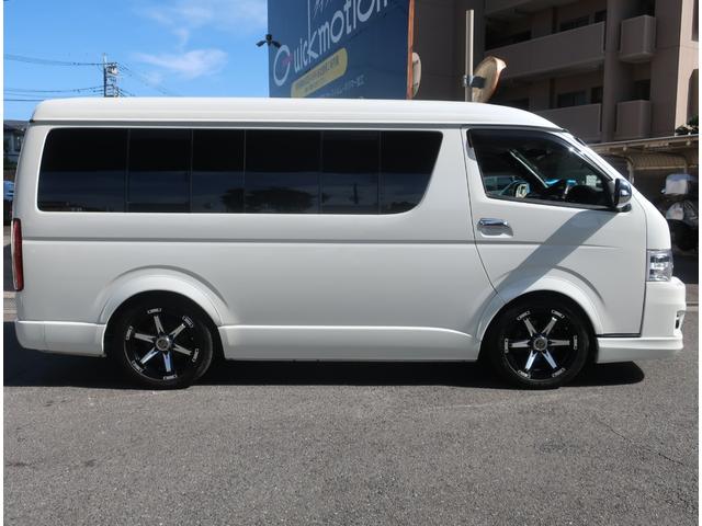 ハイエースワゴン ＧＬ　車中泊　ベットキット　可変式シート　ローダウン　オーバーフェンダー　ナビ　地デジ　バックカメラ　Ｂｌｕｅｔｏｏｔｈ　フリップダウンモニター　記録簿　パワースライドドア　ＥＴＣ　ＨＩＤヘッドライト（31枚目）