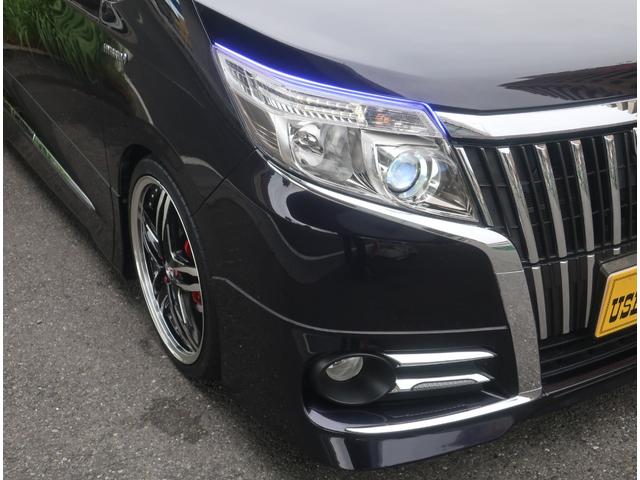 エスクァイア ハイブリッドＧｉ　フルエアロ　ローダウン　社外１９インチアルミホイール　ナビ　地デジ　バックカメラ　Ｂｌｕｅｔｏｏｔｈ　フリップダウンモニター　記録簿　両側パワースライドドア　シートヒーター　ビルトインＥＴＣ（27枚目）