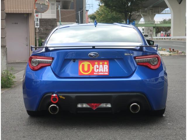 ＢＲＺ Ｒ　後期型　６速ＭＴ　ブリッツ車高調　リアスポイラー　社外ステアリング　ナビ　地デジ　バックカメラ　Ｂｌｕｅｔｏｏｔｈ　記録簿　純正ＬＥＤヘッドライト　ＥＴＣ　電動格納ミラー　修復歴無し（8枚目）
