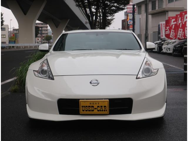フェアレディZ バージョンニスモ TEIN車高調 WORK19インチアルミ ニスモ純正マフラー リアスポイラー ナビ 地デジ Bluetooth ハーフレザーシート インテリキー HIDヘッドライト パドルシフト ETC レーダー(7枚目)