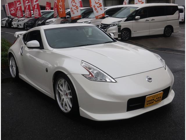 フェアレディZ バージョンニスモ TEIN車高調 WORK19インチアルミ ニスモ純正マフラー リアスポイラー ナビ 地デジ Bluetooth ハーフレザーシート インテリキー HIDヘッドライト パドルシフト ETC レーダー(10枚目)