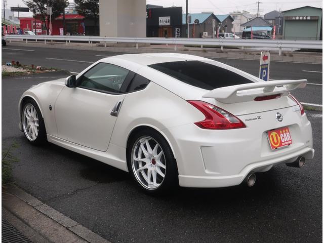 フェアレディZ バージョンニスモ TEIN車高調 WORK19インチアルミ ニスモ純正マフラー リアスポイラー ナビ 地デジ Bluetooth ハーフレザーシート インテリキー HIDヘッドライト パドルシフト ETC レーダー(13枚目)