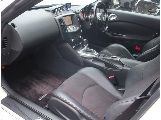 フェアレディZ バージョンニスモ TEIN車高調 WORK19インチアルミ ニスモ純正マフラー リアスポイラー ナビ 地デジ Bluetooth ハーフレザーシート インテリキー HIDヘッドライト パドルシフト ETC レーダー(22枚目)