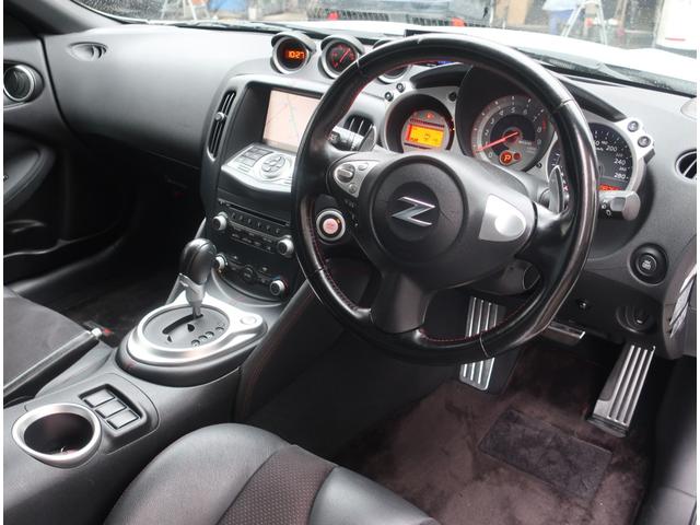 フェアレディZ バージョンニスモ TEIN車高調 WORK19インチアルミ ニスモ純正マフラー リアスポイラー ナビ 地デジ Bluetooth ハーフレザーシート インテリキー HIDヘッドライト パドルシフト ETC レーダー(29枚目)