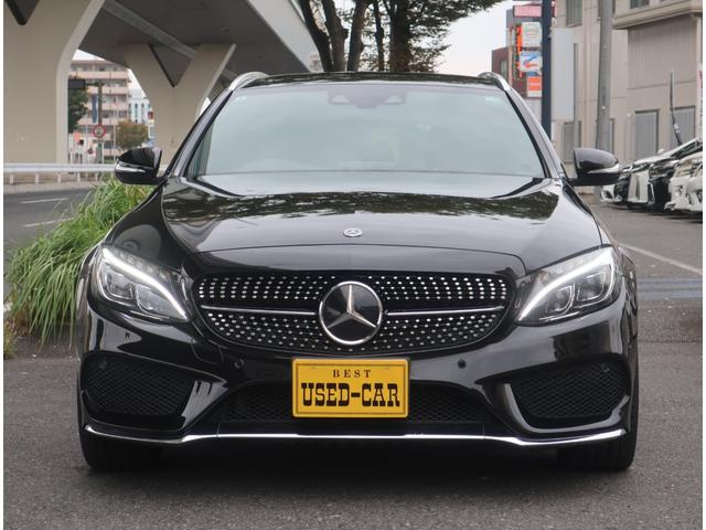 Ｃクラスステーションワゴン Ｃ２００　ステーションワゴン　スポーツ本革仕様　レーダーセーフティＰＫＧ　エアバランスＰＫＧ　記録簿（Ｈ３０．Ｒ２．４．６）　ナビ　地デジ　バックカメラ　Ｂｌｕｅｔｏｏｔｈ　パワーバックドア　ヘッドアップディスプレイ　黒革＆パワーシート（7枚目）
