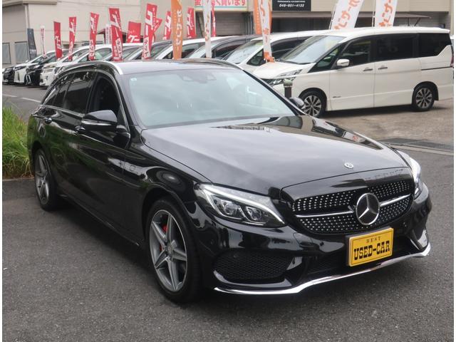 Ｃクラスステーションワゴン Ｃ２００　ステーションワゴン　スポーツ本革仕様　レーダーセーフティＰＫＧ　エアバランスＰＫＧ　記録簿（Ｈ３０．Ｒ２．４．６）　ナビ　地デジ　バックカメラ　Ｂｌｕｅｔｏｏｔｈ　パワーバックドア　ヘッドアップディスプレイ　黒革＆パワーシート（10枚目）