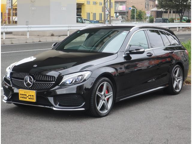 Ｃクラスステーションワゴン Ｃ２００　ステーションワゴン　スポーツ本革仕様　レーダーセーフティＰＫＧ　エアバランスＰＫＧ　記録簿（Ｈ３０．Ｒ２．４．６）　ナビ　地デジ　バックカメラ　Ｂｌｕｅｔｏｏｔｈ　パワーバックドア　ヘッドアップディスプレイ　黒革＆パワーシート（11枚目）