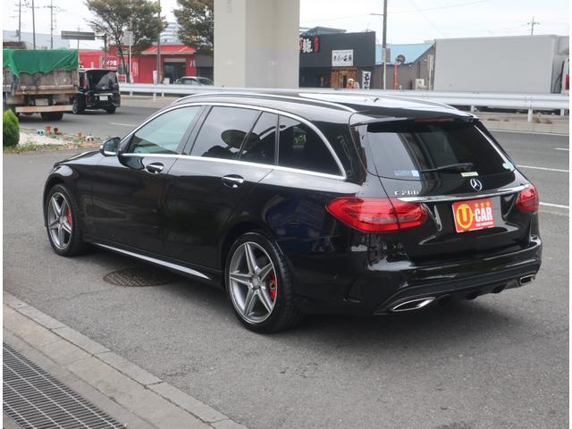 Ｃクラスステーションワゴン Ｃ２００　ステーションワゴン　スポーツ本革仕様　レーダーセーフティＰＫＧ　エアバランスＰＫＧ　記録簿（Ｈ３０．Ｒ２．４．６）　ナビ　地デジ　バックカメラ　Ｂｌｕｅｔｏｏｔｈ　パワーバックドア　ヘッドアップディスプレイ　黒革＆パワーシート（13枚目）