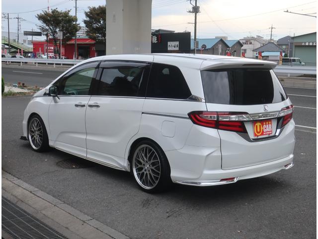 オデッセイ アブソルート　ユーザー買取車　ＴＥＩＮ車高調　フロントスポイラー　社外１９インチアルミホイール　ナビ　地デジ　バックカメラ　Ｂｌｕｅｔｏｏｔｈ　記録簿　パワースライドドア　フリップダウンモニター（ＨＤＭＩ接続可）（13枚目）
