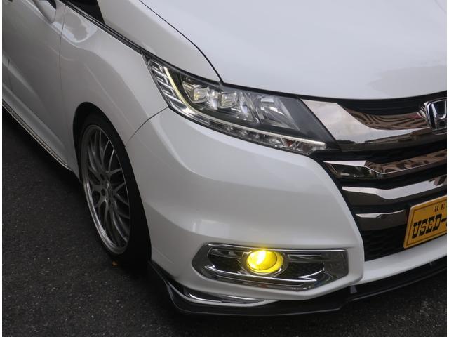 オデッセイ アブソルート　ユーザー買取車　ＴＥＩＮ車高調　フロントスポイラー　社外１９インチアルミホイール　ナビ　地デジ　バックカメラ　Ｂｌｕｅｔｏｏｔｈ　記録簿　パワースライドドア　フリップダウンモニター（ＨＤＭＩ接続可）（30枚目）