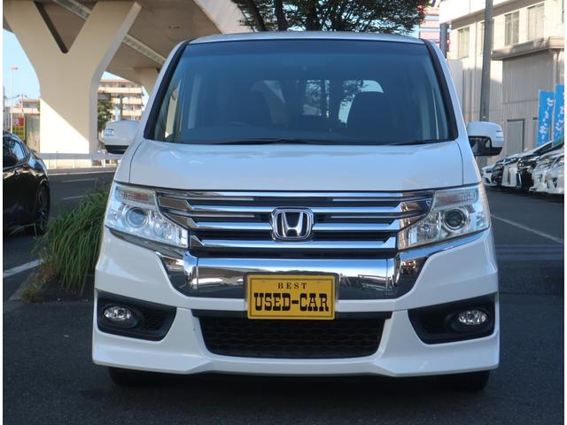 ステップワゴンスパーダ Z 後期型 ナビ 地デジフルセグ バックカメラ Bluetooth 両側パワースライドドア アイドリングストップ スマートキー ビルトインETC HIDヘッドライト フォグランプ 電動格納ミラー(7枚目)