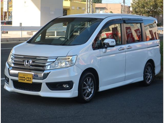 ステップワゴンスパーダ Z 後期型 ナビ 地デジフルセグ バックカメラ Bluetooth 両側パワースライドドア アイドリングストップ スマートキー ビルトインETC HIDヘッドライト フォグランプ 電動格納ミラー(11枚目)