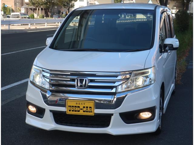 ステップワゴンスパーダ Z 後期型 ナビ 地デジフルセグ バックカメラ Bluetooth 両側パワースライドドア アイドリングストップ スマートキー ビルトインETC HIDヘッドライト フォグランプ 電動格納ミラー(14枚目)