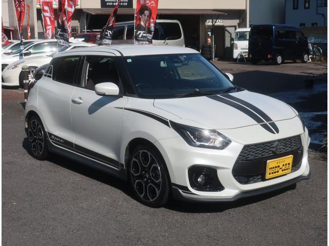スイフトスポーツ ベースグレード 6速MT ガナドールマフラー TEINショック ケンウッドディスプレイオーディオ Apple CarPlay Android Auto バックカメラ 追加メーター デュアルセンサーブレーキサポート(10枚目)