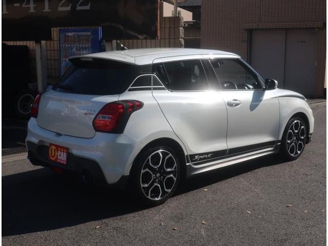 スイフトスポーツ ベースグレード 6速MT ガナドールマフラー TEINショック ケンウッドディスプレイオーディオ Apple CarPlay Android Auto バックカメラ 追加メーター デュアルセンサーブレーキサポート(12枚目)