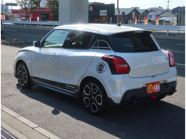 スイフトスポーツ ベースグレード 6速MT ガナドールマフラー TEINショック ケンウッドディスプレイオーディオ Apple CarPlay Android Auto バックカメラ 追加メーター デュアルセンサーブレーキサポート(13枚目)