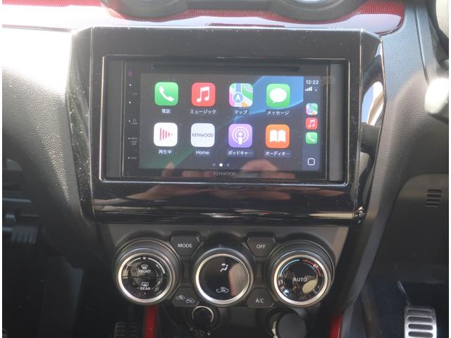 スイフトスポーツ ベースグレード 6速MT ガナドールマフラー TEINショック ケンウッドディスプレイオーディオ Apple CarPlay Android Auto バックカメラ 追加メーター デュアルセンサーブレーキサポート(17枚目)