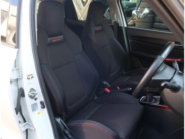 スイフトスポーツ ベースグレード 6速MT ガナドールマフラー TEINショック ケンウッドディスプレイオーディオ Apple CarPlay Android Auto バックカメラ 追加メーター デュアルセンサーブレーキサポート(21枚目)