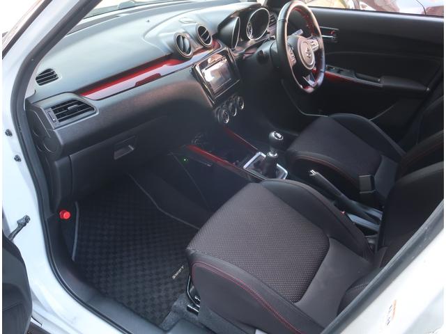 スイフトスポーツ ベースグレード 6速MT ガナドールマフラー TEINショック ケンウッドディスプレイオーディオ Apple CarPlay Android Auto バックカメラ 追加メーター デュアルセンサーブレーキサポート(22枚目)