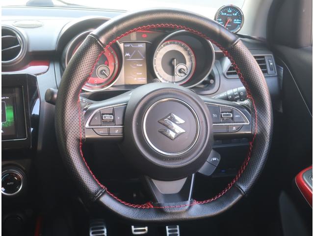 スイフトスポーツ ベースグレード 6速MT ガナドールマフラー TEINショック ケンウッドディスプレイオーディオ Apple CarPlay Android Auto バックカメラ 追加メーター デュアルセンサーブレーキサポート(34枚目)