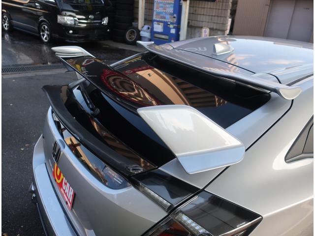 シビック ハッチバック ホンダセンシング 6速MT 無限フルバケシート 無限テール APEXiマフラー リアスポイラー ブリッツエアクリ クスコタワーバー ローダウン ナビ 地デジ バックカメラ Bluetooth 記録簿 クルコン(17枚目)