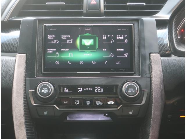 シビック ハッチバック ホンダセンシング 6速MT 無限フルバケシート 無限テール APEXiマフラー リアスポイラー ブリッツエアクリ クスコタワーバー ローダウン ナビ 地デジ バックカメラ Bluetooth 記録簿 クルコン(19枚目)