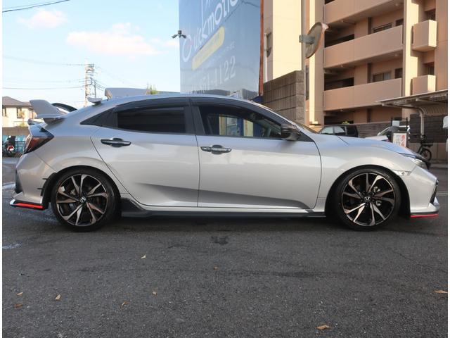 シビック ハッチバック ホンダセンシング 6速MT 無限フルバケシート 無限テール APEXiマフラー リアスポイラー ブリッツエアクリ クスコタワーバー ローダウン ナビ 地デジ バックカメラ Bluetooth 記録簿 クルコン(30枚目)