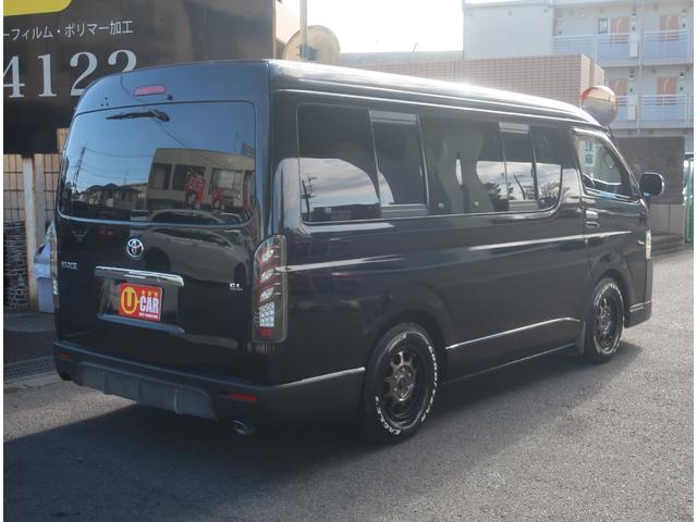 ハイエースワゴン ＧＬ　４型仕様　プロジェクターＬＥＤヘッドライト　バッドフェイス　モデリスタエアロ　ローダウン　社外１５インチアルミ　フローティングナビ　地デジ　バックカメラ　Ｂｌｕｅｔｏｏｔｈ　パワースライドドア　ＥＴＣ（12枚目）