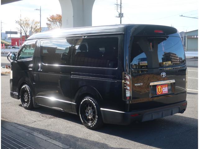 ハイエースワゴン ＧＬ　４型仕様　プロジェクターＬＥＤヘッドライト　バッドフェイス　モデリスタエアロ　ローダウン　社外１５インチアルミ　フローティングナビ　地デジ　バックカメラ　Ｂｌｕｅｔｏｏｔｈ　パワースライドドア　ＥＴＣ（13枚目）