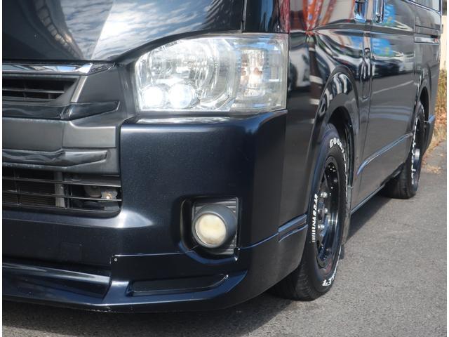 ハイエースワゴン ＧＬ　４型仕様　プロジェクターＬＥＤヘッドライト　バッドフェイス　モデリスタエアロ　ローダウン　社外１５インチアルミ　フローティングナビ　地デジ　バックカメラ　Ｂｌｕｅｔｏｏｔｈ　パワースライドドア　ＥＴＣ（27枚目）