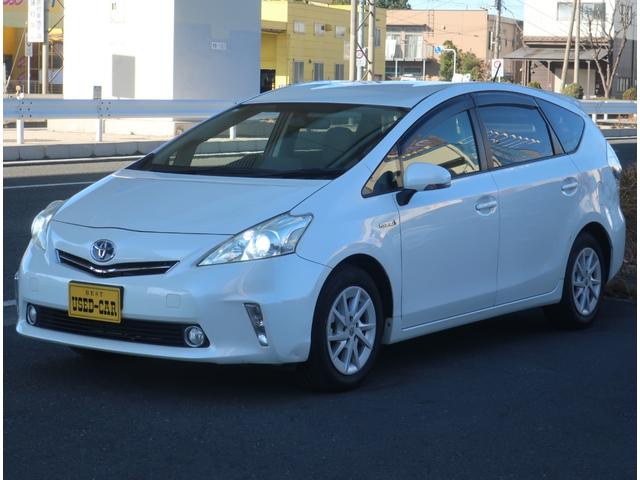 プリウスアルファ Ｓ　１オーナー車　ナビ　地デジ　Ｂｌｕｅｔｏｏｔｈ　記録簿　ＬＥＤヘッドライト　フォグランプ　ＥＴＣ　スマートキー　プッシュスタート　電動格納ミラー　オートエアコン　修復歴なし（11枚目）